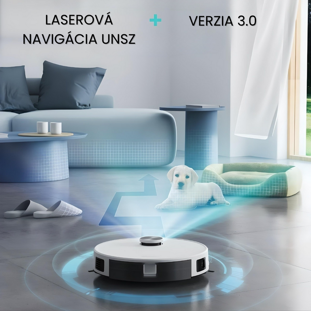 Inteligentný robotický vysávač 3 v 1 CleanPro™
