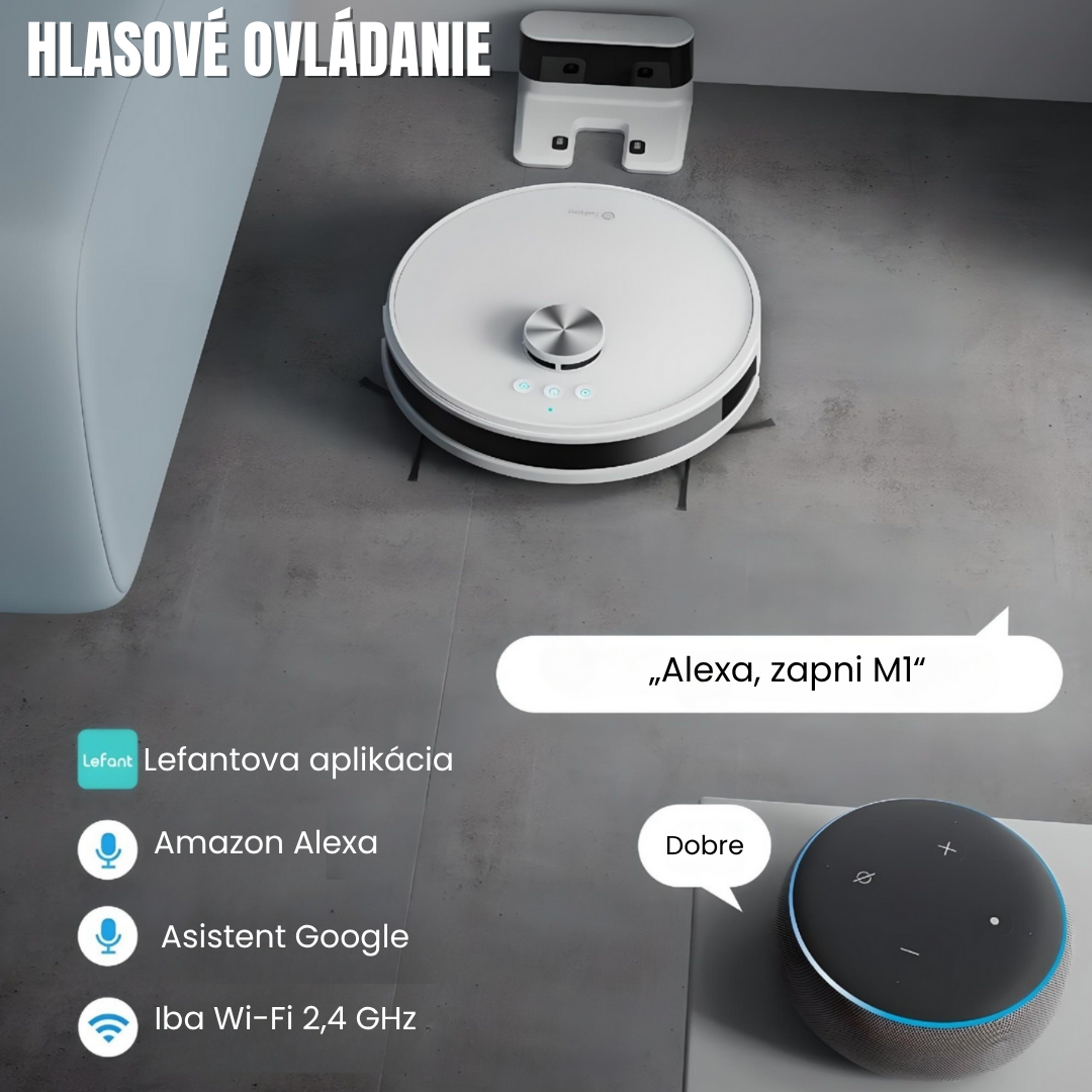 Inteligentný robotický vysávač 3 v 1 CleanPro™