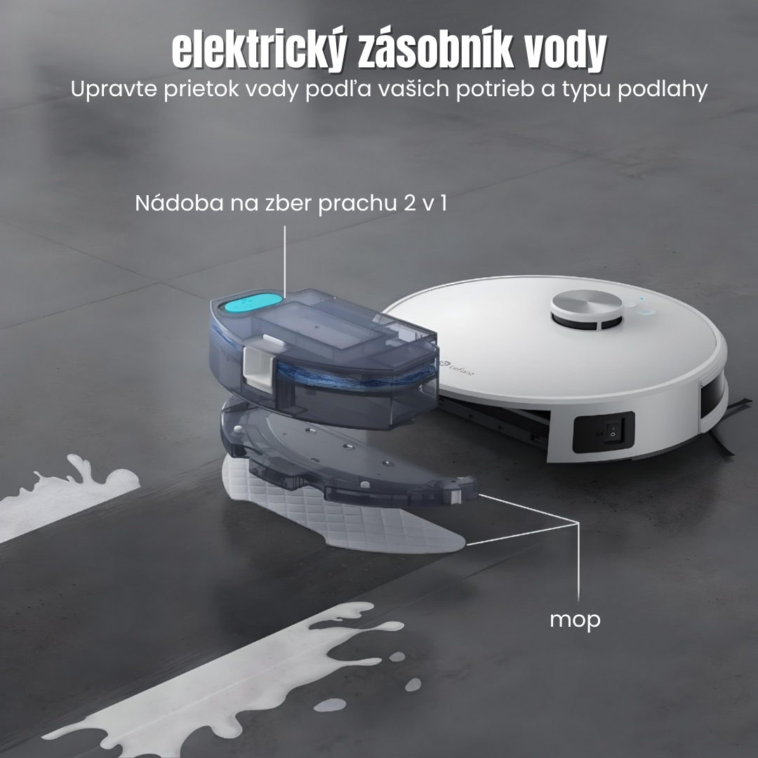 Inteligentný robotický vysávač 3 v 1 CleanPro™
